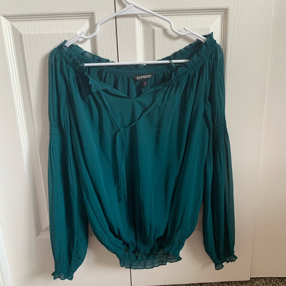 Teal blouse size XS